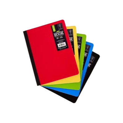Pen + Gear 5 Pack Poly Composition Notebook - Wide Ruled, 80 Sheets (9.75" x 7.5")