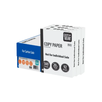 Pen + Gear Copy Paper, 8.5" x 11", 92 Bright, White, 20 lb., 3 Ream Case (1,500 Sheets)