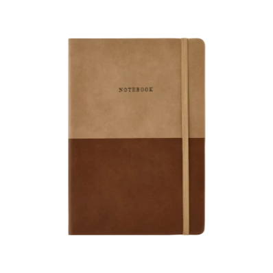 Pen+Gear Simulated Leather Journal – Brown (256 Ruled Pages)